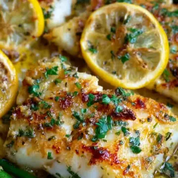 Baked Cod Recipe with Lemon and Garlic