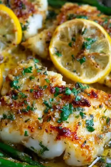 Baked Cod Recipe with Lemon and Garlic