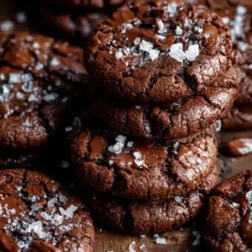 Salted Brownie Cookies