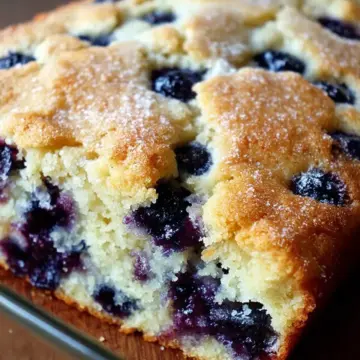 Buttermilk Blueberry Breakfast Cake