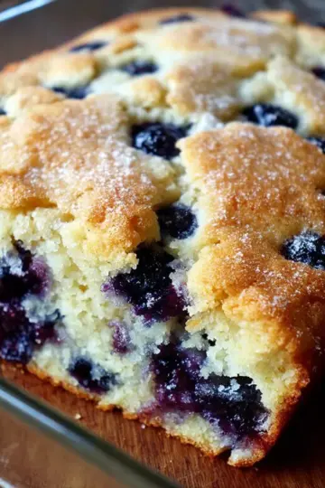 Buttermilk Blueberry Breakfast Cake