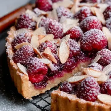 Raspberry Almond Tart