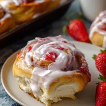Strawberry Cinnamon Rolls