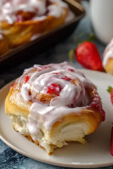 Strawberry Cinnamon Rolls