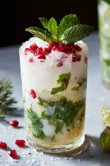 White Christmas Mojito