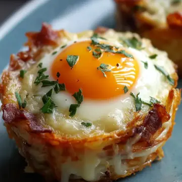 Baked Eggs Napoleon