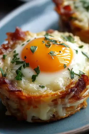 Baked Eggs Napoleon