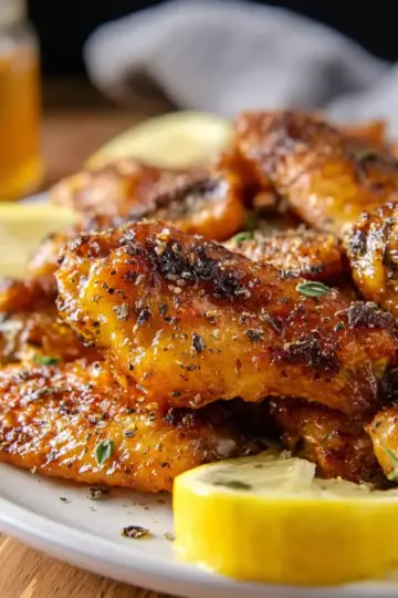 Honey Lemon Pepper Wings