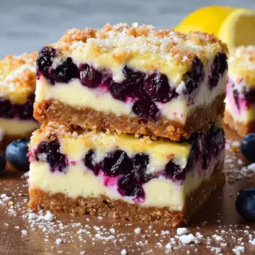 Lemon-Blueberry Cream Cheese Bars