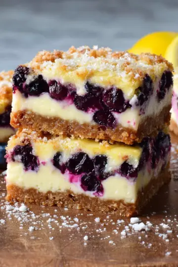 Lemon-Blueberry Cream Cheese Bars