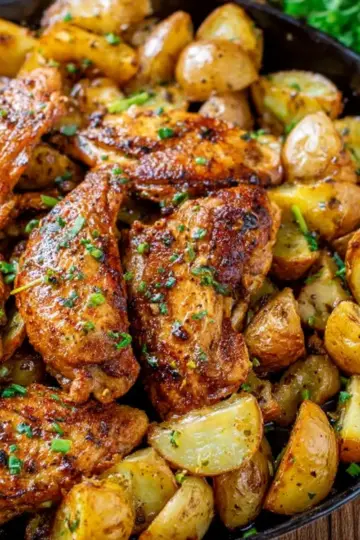 Garlic Butter Chicken and Potatoes