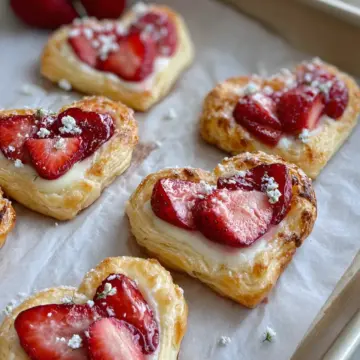 Strawberry Cheesecake Danish Hearts