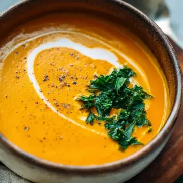 Creamy Roasted Carrot Soup