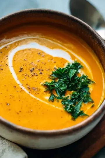 Creamy Roasted Carrot Soup