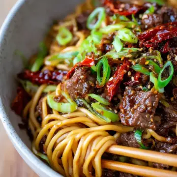 Caramelised Sticky Beef Noodles