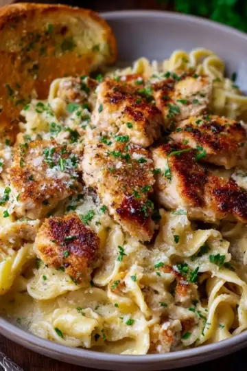 Garlic Parmesan Chicken Pasta