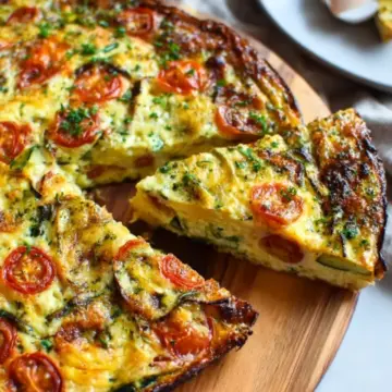 Crustless Garden Vegetable Quiche