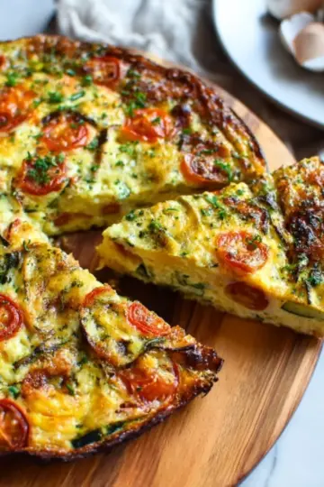 Crustless Garden Vegetable Quiche