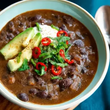 Spicy Black Bean Soup