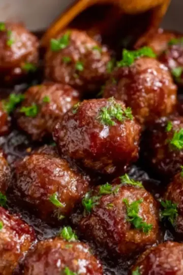 Easy Grape Jelly Meatballs Recipe