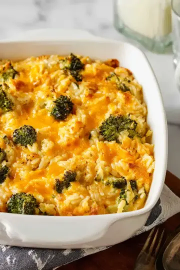 Cheesy Broccoli Rice Casserole