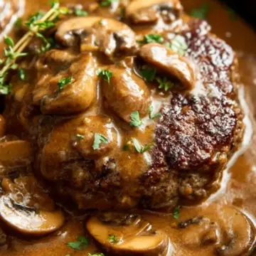 Salisbury Steak with Mushroom Gravy
