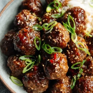 Easy Mongolian Meatballs