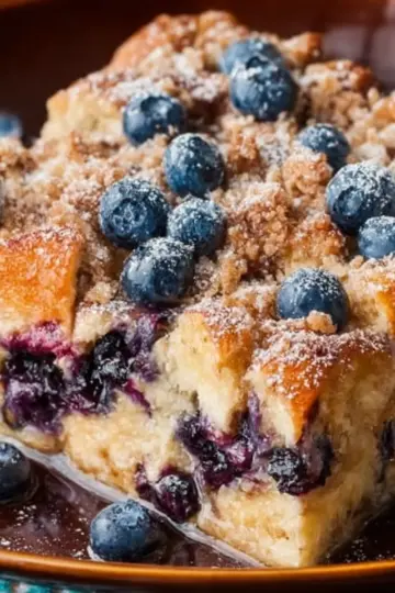 Blueberry French Toast Casserole