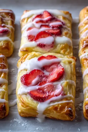 Easy Strawberry Cream Cheese Danish