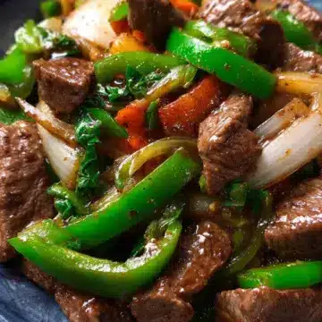 Pepper Steak with Onion Stir Fry Recipe