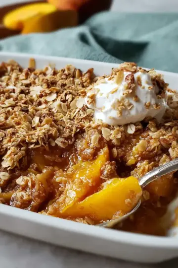 Mom's Peach Crisp