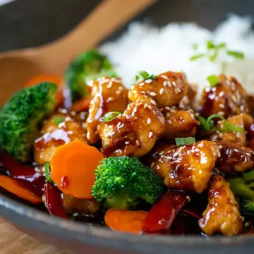 Honey Garlic Chicken Stir Fry