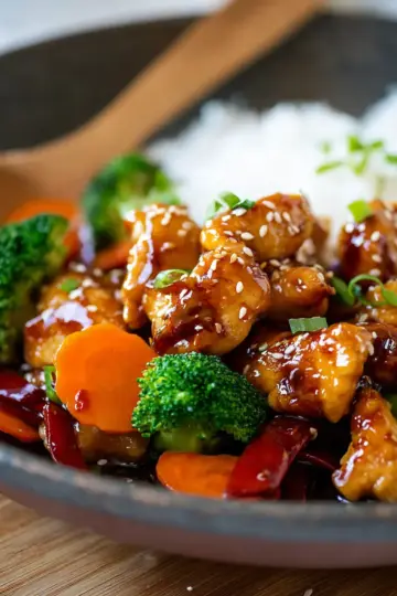 Honey Garlic Chicken Stir Fry