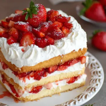 Strawberry Shortcake Cake