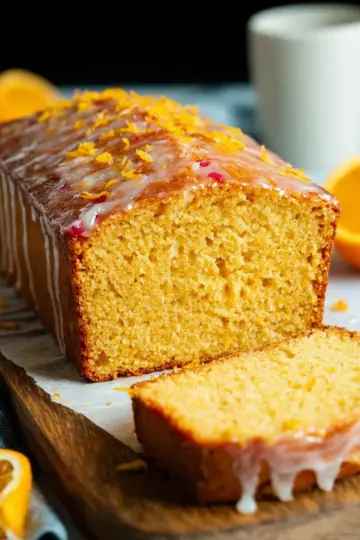 Moist Orange Loaf Cake