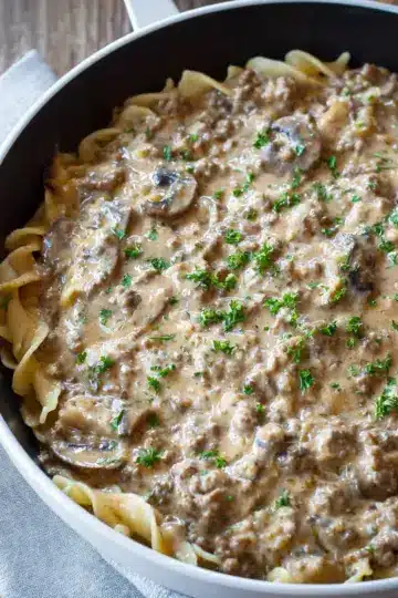 Ground Beef Stroganoff Recipe