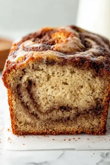 Cinnamon Swirled Banana Bread