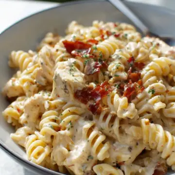 Chicken Bacon Ranch Pasta