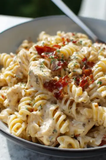 Chicken Bacon Ranch Pasta