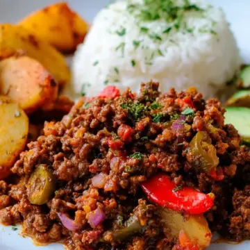 Cuban beef picadillo