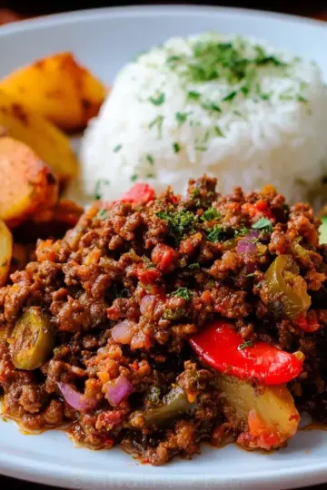 Cuban beef picadillo