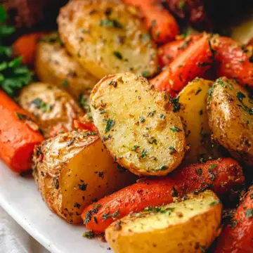 Roasted Potatoes and Carrots
