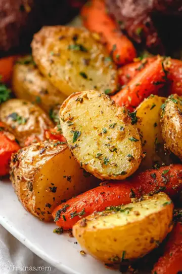 Roasted Potatoes and Carrots