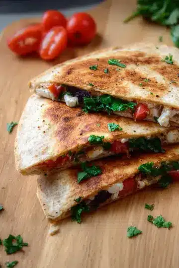 Mediterranean Quesadillas