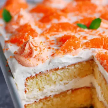 Orange Creamsicle Cake