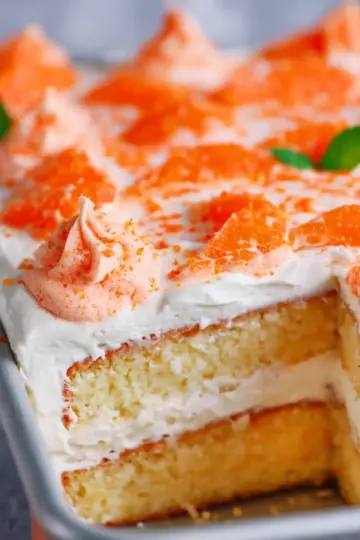 Orange Creamsicle Cake