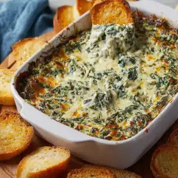 Creamy Cheesy Spinach Dip