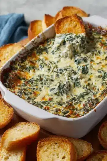 Creamy Cheesy Spinach Dip