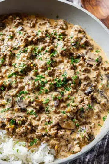 Ground Beef Stroganoff Recipe