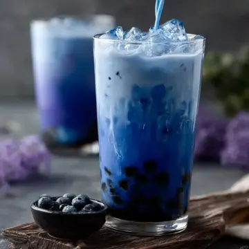 Butterfly Pea Milk Tea Recipe